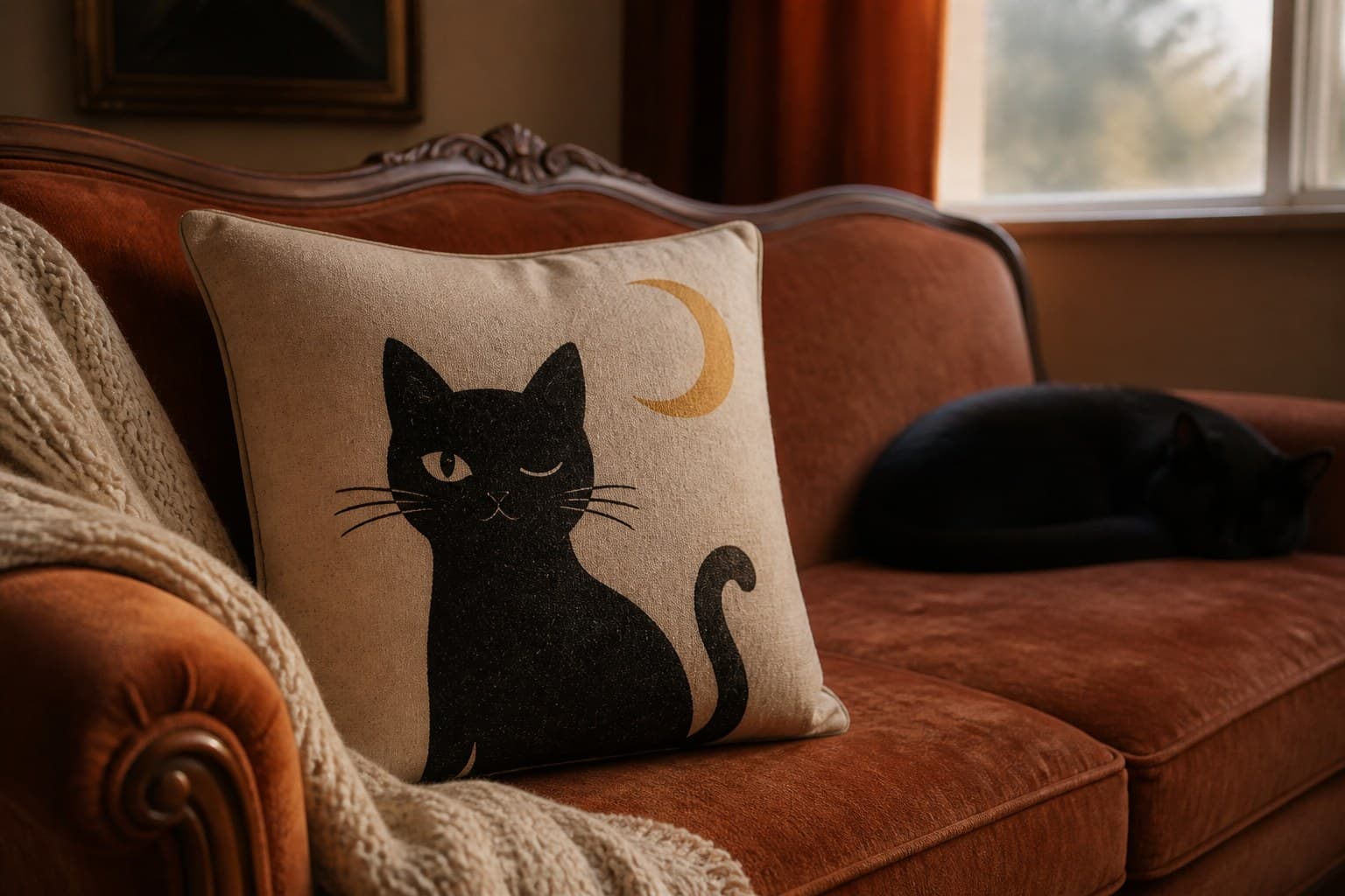 The Sill pillow cover, lifestyle mockup